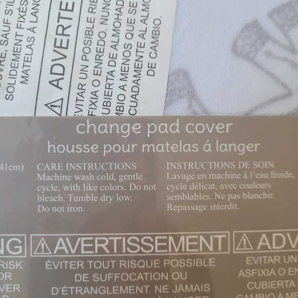 Levtex Baby Ely Changing Pad Cover / Elephant / Nursery NWT - - Picture 5 of 6